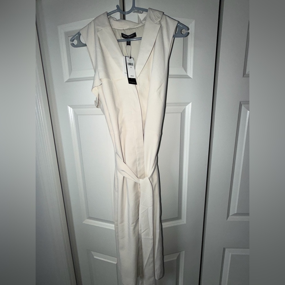 Banana Republic Cream Midi Dress NWT size 10